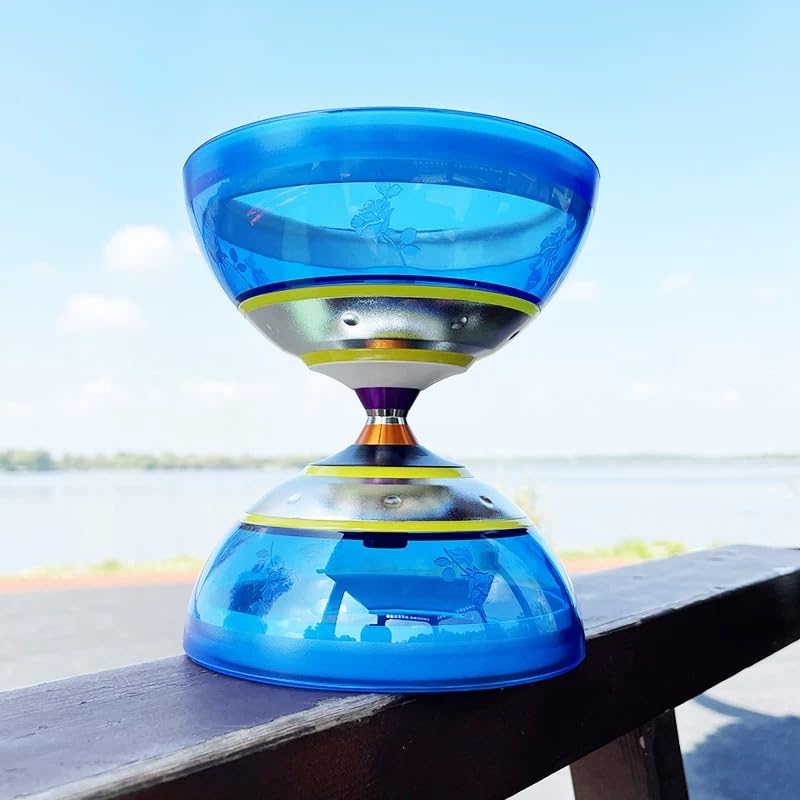 Armor Guard Triple Bearing Diabolo, High Speed Frosted Bowl with Durable 3 Live Axles Chi…