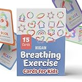Breathing Exercise Cards for Kids -Montessori Flash Cards for Mindfulness Calm Down Corner Kit- Breathing Exercises for Anxiety Relief-
