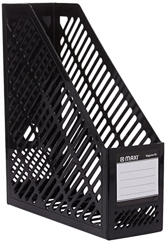 Maxi MX-MFBLK Plastic Magazine File Black