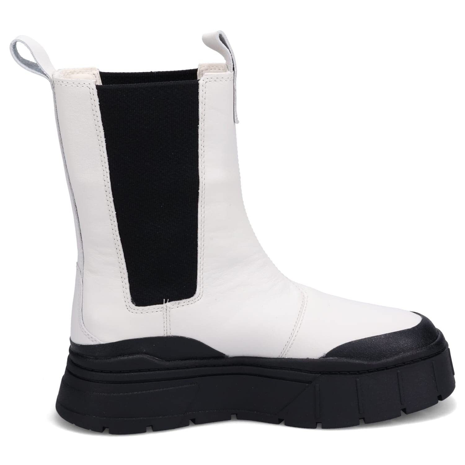 Puma sztyblety skórzane Mayze Stack damskie kolor biały na platformie 386272-01