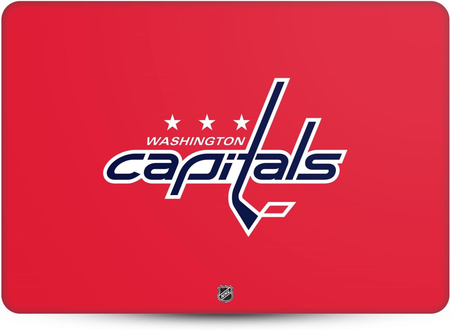 Head Case Designs Officially Licensed NHL Plain Washington Capitals Vinyl Sticker Skin Decal Cover Compatible with Apple MacBook Air 15" M2 2023