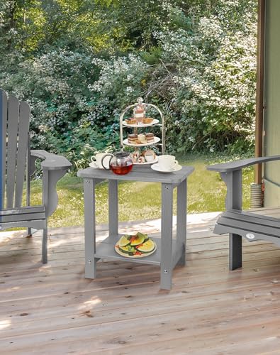 Table d'appoint extérieure résistante aux UV et intempéries pour fauteuil Adirondack - 6