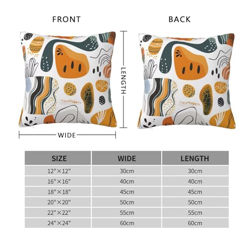 Housse coussin 50x50 cm avec fermeture invisible pour décoration canapé durable - 7