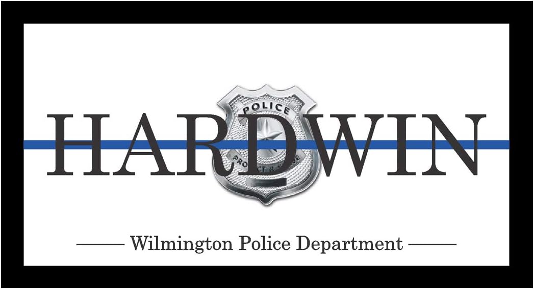 Police Officer Gifts - police memorabilia - personalized gifts - police retirement gifts - police wife - thin blue line - Police Sign - Last Name Sign - Police Girlfriend - police wall art #GP009