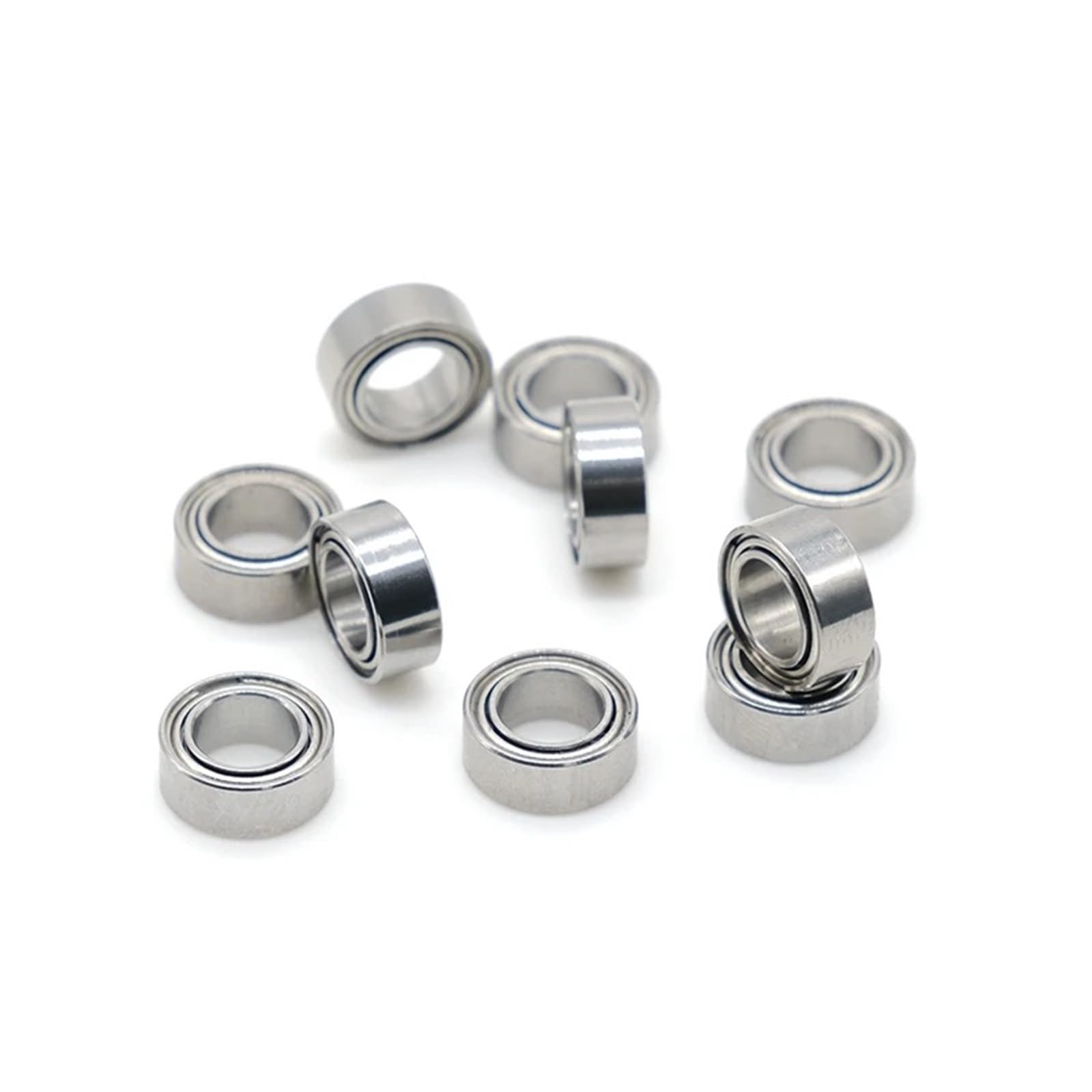 10 rodamientos R156ZZ SR156ZZ de 3/16 x 5/16 x 1/8 pulgadas, rodamientos de bolas de acero inoxidable DDRI-5632ZZ