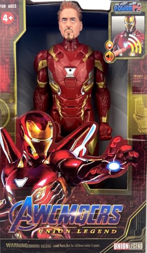 Gift Baba 12 inch Titan Super Heroes Series Action Figures Playset Including Light and Sound Feature Legends Infinity War End-Game 30 cm for Boys and Girls Desktop Decorations (Iron Hero) (B0D4KFWXKY) Amazon Price History, Amazon Price Tracker