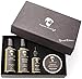 Beard Grooming kit for Men Care - Unscented Beard Oil, Beard Shampoo...