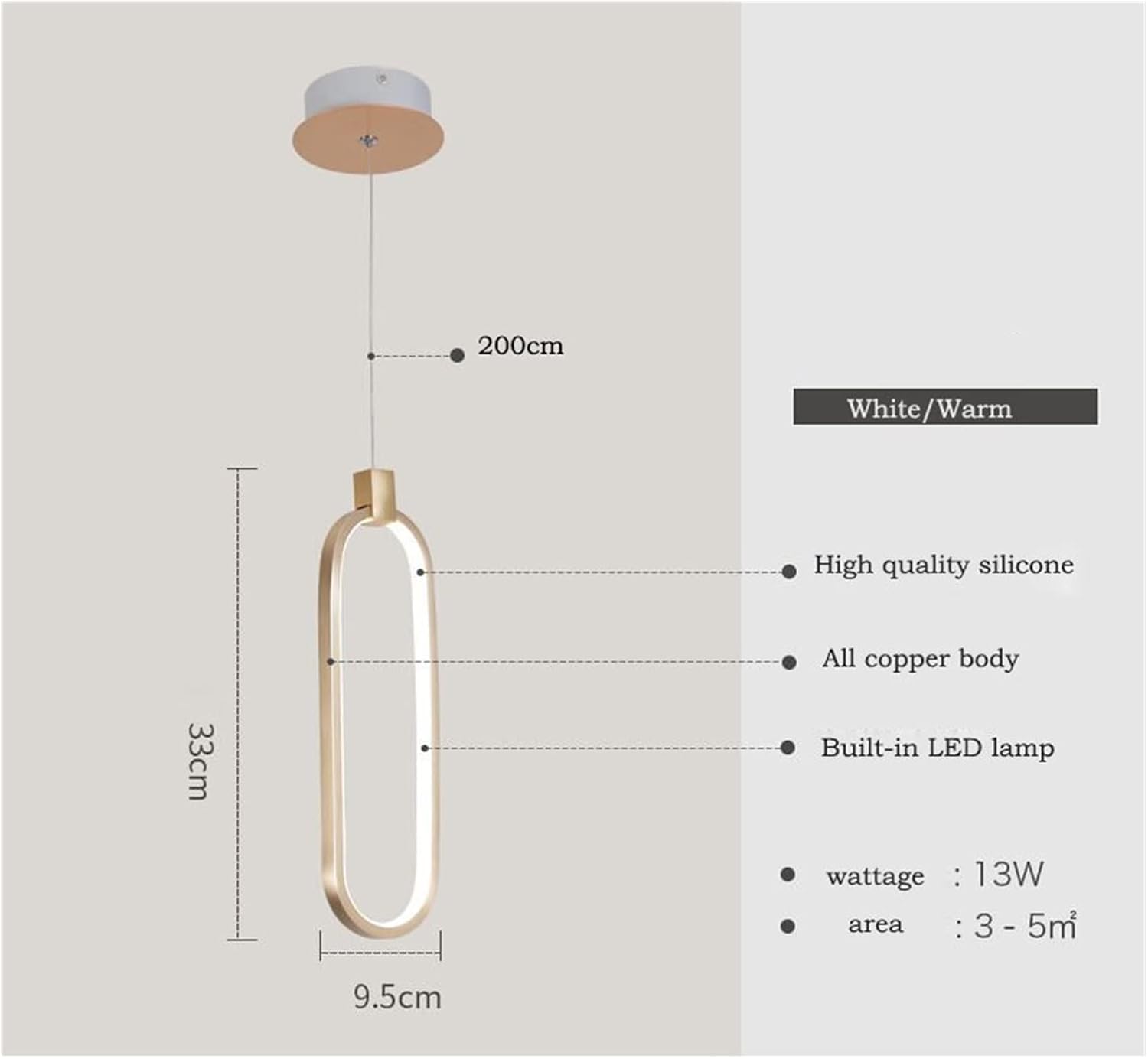 Living Room TV Background Wall Chandelier All Copper Long Wire Grille Net Red Bedroom Bedside Chandelier Lamp