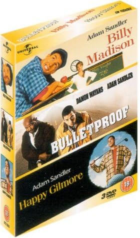 Adam Sandler Box Set: Billy Madison/Bulletproof/Happy Gilmore [DVD]