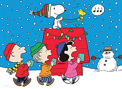 Ceaco 1661-12 Peanuts - Holiday - Snoopy And The Singers - 100 Piece Jigsaw Puzzle thumb #1