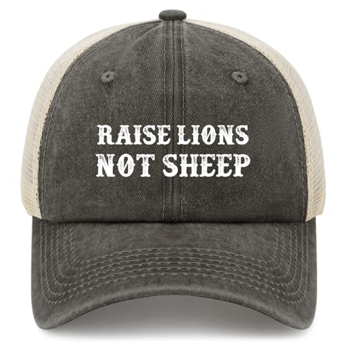 Raise Lions Not Sheep Hat Cycling Cap for Women