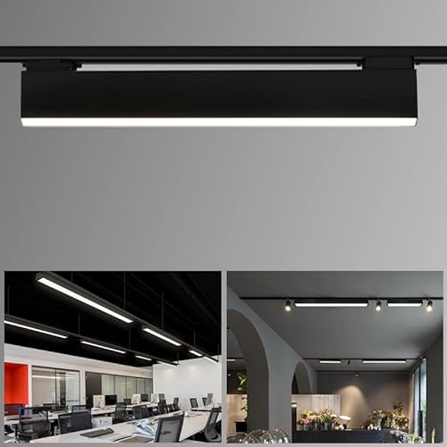 YC 業務用 ダクトレール用 LED蛍光灯 配線ダクトレール用照明器具 一体型 ダクトレール用ライト ライティングレール照明 施設照明 フリッカーレス 大光量4500lm 40W型2灯相当 発光色:電球色