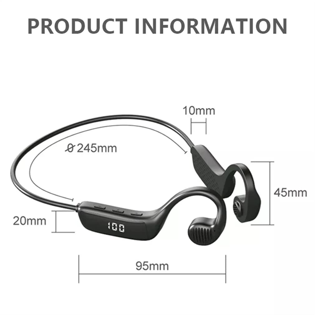 Słuchawki do przewodzenia kości Bluetooth 5.1 Zestawy słuchawkowe bezprzewodowe/mikrofonowe