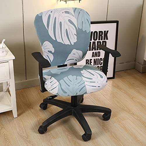 wonderfulwu Stretch Chair Covers Spandex Office Computer Chair Cover Removable Washable Rotate Swivel Chair Protective Covers - Image 3