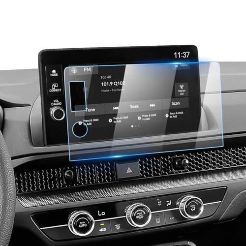 For 2026 CRV Screen Protector (WITHOUT Track Buttons)2026 CRV Accessories 2026 Honda CRV (LX/EX/Sport Hybrid/EX-L/TrailSport Hybrid/Sport-L Hybrid) 9 Inch Navi Touchscreen [HD Glass] Anti-Fingerprint 9H Glass*