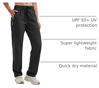 Libin Women's Hiking Pants Lightweight Quick Dry Cargo Pants Casual Safari Work Travel Outdoor Clothes