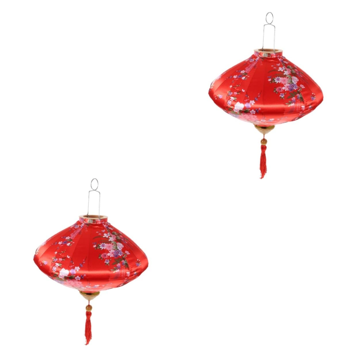 BESPORTBLE 2piezas Linterna Floral para Celebraciones De Año y Bodas Adorno Colgante De Exterior Decoración Diseño y Narcisos