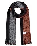 Jikuzfu Men's Scarf Winter Warm, Soft Fleece Scarf, Long Lightweight Fashionable Scarves for Men, Great Gifts for Him