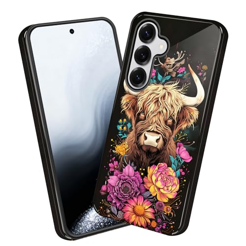 Coque pour Galaxy S26 Plus anti-glisse protection double couche antichoc look vache