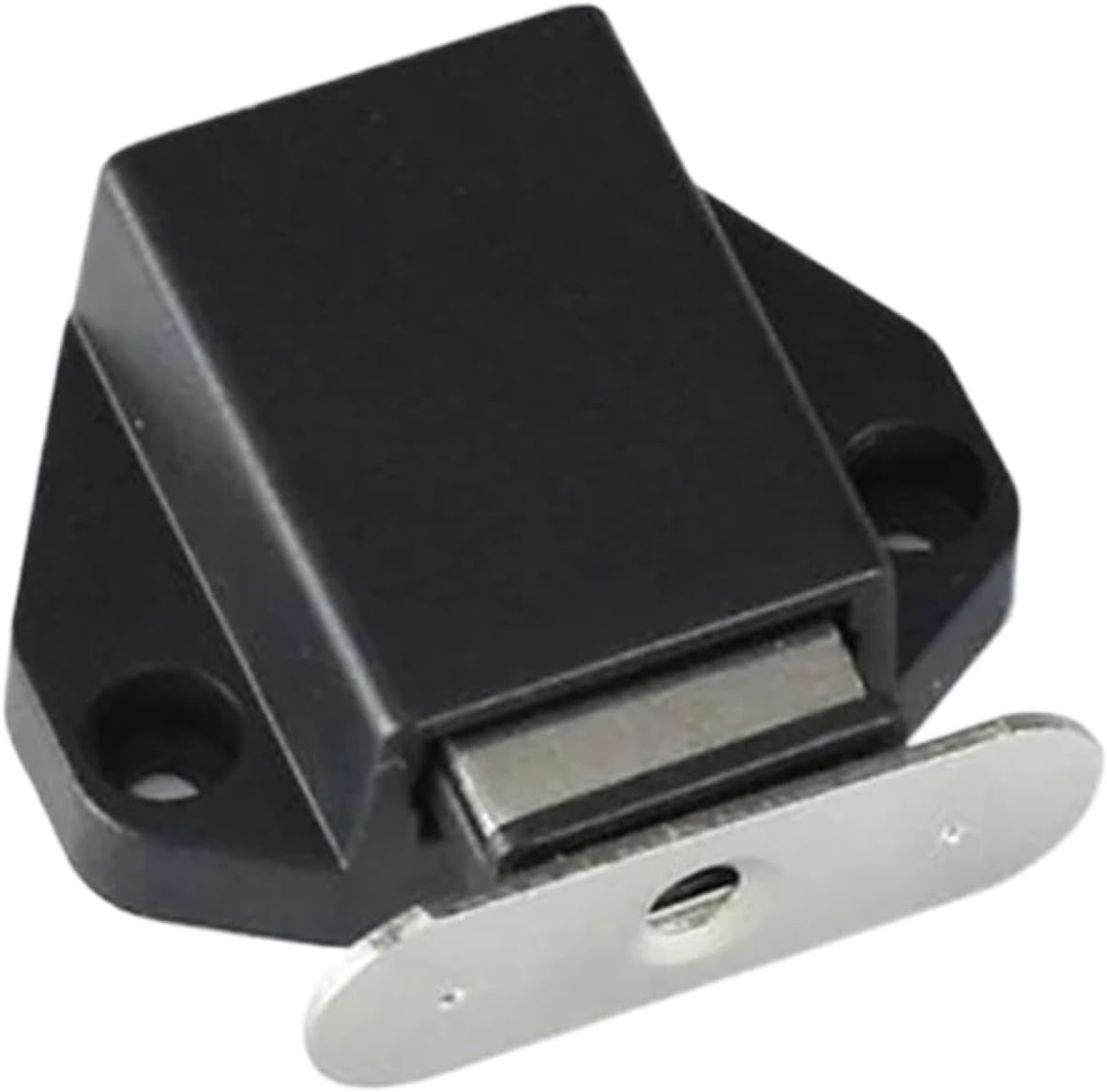 Cabinet Magnetic Push Latch, Magnetic Cabinet Catches to Open Magnet Latch Door Closers for Wardrobe Cupboard Kitchen Furniture Stopp(Single)