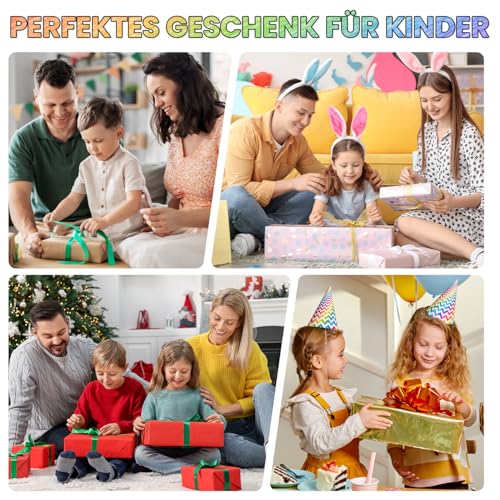 Maqhpu Ostergeschenke Kinder, 24 Farben Regenbogenstift, Geschenke für Mädchen 4-12 jahre, Mitgebsel Kindergeburtstag, Buntstifte Stifte für Zeichnen, Bastelset Kinder, Ostern Geschenke