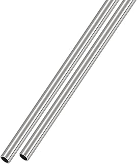 METALLIXITY 316 Stainless Steel Tube (3mm OD x 0.5mm Wall T x 300mm L) 2Pcs, Straight Tubing - for Home Furnishing, Machinery