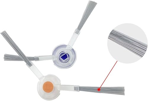 Miniatura 6 de Kit de accesorios de repuesto compatible con el robot aspirador Narwal Freo, 1 cepillo principal, 6 cepillos laterales, 4 almohadillas para