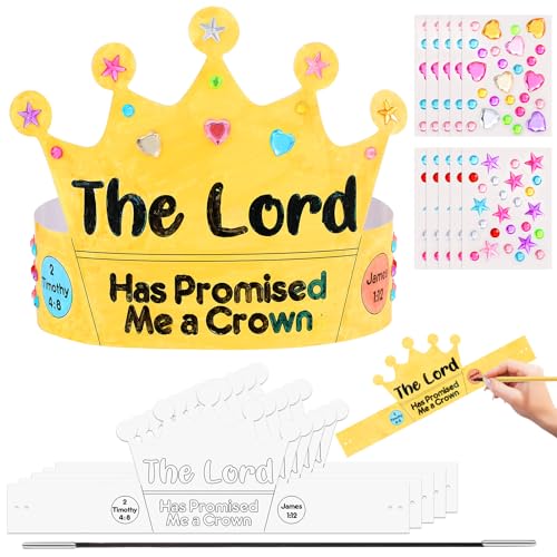 Christian Crown Craft Kit, DIY Paper Crafts to...