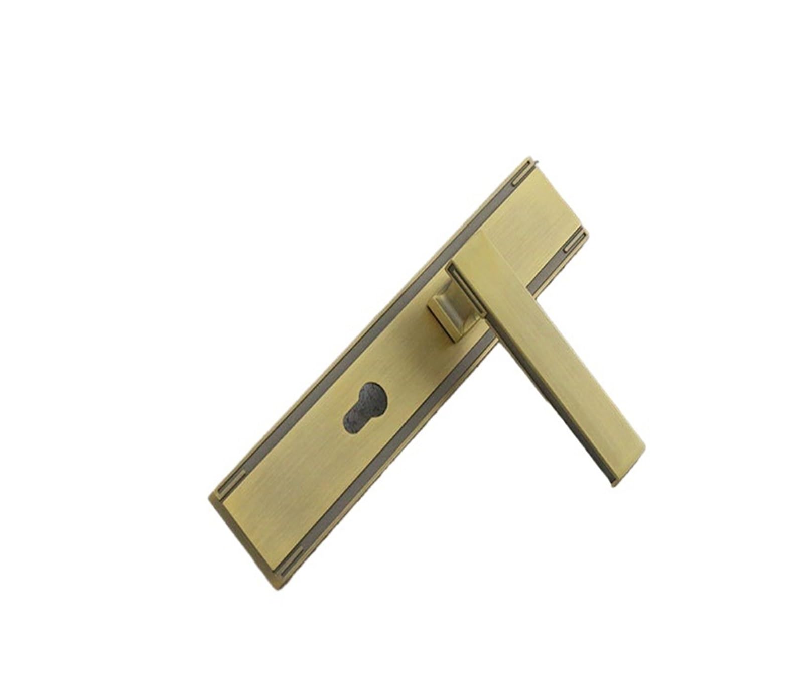 Kfvmvtdw One Color Zinc Alloy Split Lock Vintage Brass Chinese Style Silent Indoor Bedroom