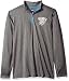NBA Oklahoma City Thunder Men's Quarter Zip Pullover Shirt Athletic Quick Dry Tee, X-Large, Charcoal