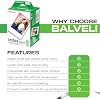 Fujifilm Instax Mini Film Two Instant Film Twin Packs - 40 EXP Total, ISO 800, Compatible to Mini Evo, Mini 40, 12, 11, 9, Bundeld with Premium Balveli Microfiber Cloth