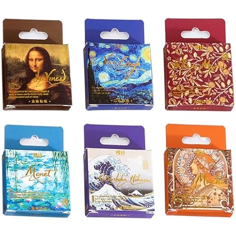 270 Pcs Vintage Aesthetic Washi Stickers Set Cover