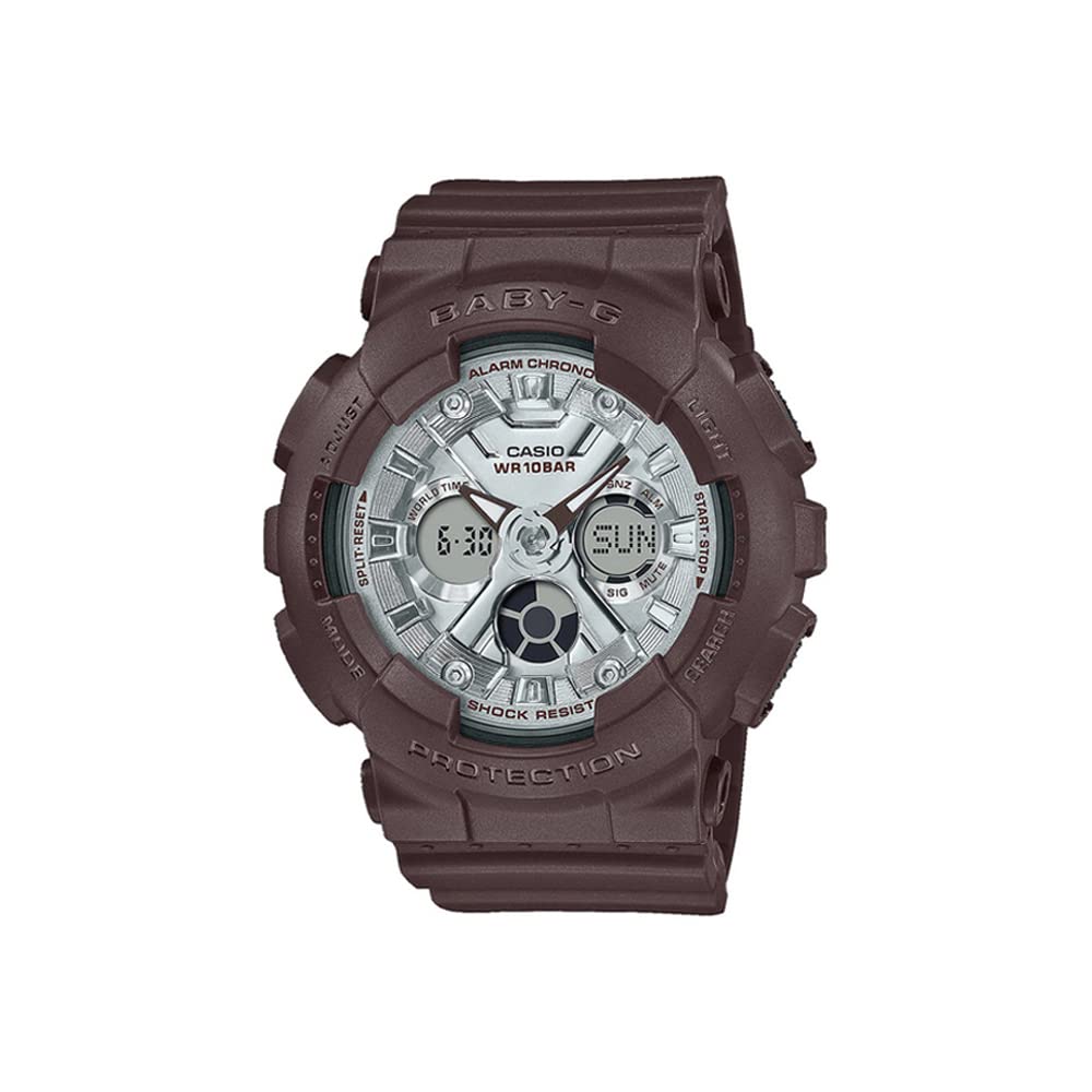 Casio Women Resin Baby-G AnalogDigital White Dial Watch-Ba-130Sw-5Adr, Band Color-Brown (B0BRCDRWWF) Amazon Price History, Amazon Price Tracker