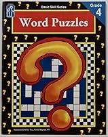 Word Puzzles, Grade 4 156822043X Book Cover