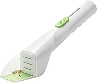 1 Stück Insektenfänger Lebend, Spinnenfänger Handgehaltene, Insekten Lebend Fangen, Insektenfalle Falle für Zuhause & Garten, Leicht Capture Wespen, Käfern, Schmetterlingen, Spinnen (Weiß)