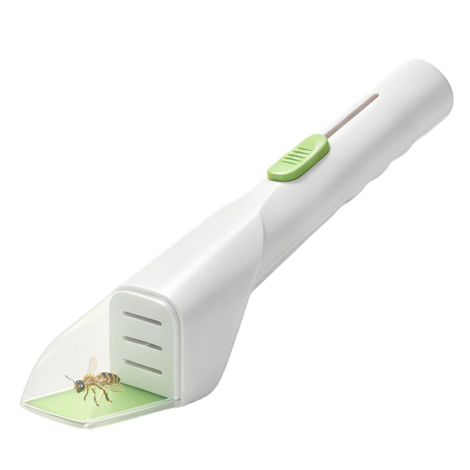 XLTBOMS 1 Pc Insect Catcher White, Handheld Bug Catching Tool Long Handle
