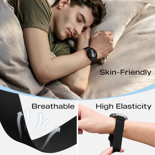 Krpero 20mm Stretchy Band Fits Galaxy Watch 3-9 FE Gear S2 Active 2 40-47mm - 3