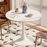 Bartisch, rund, 80 cm, Esstisch, Küchentisch, Frühstück, Abendessen, Schreibtisch, Möbel für Zuhause, Esszimmer, Wohnzimmer, Büro, Café
