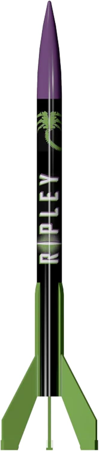 Estes 0653 Ripley Rocket Rocket-Building Kit, Intermediate Flying-Model-Rocket Kit for Ages 10+