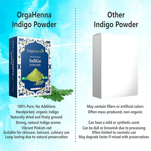 Polvo índigo 100 % puro para cabello 100g miniatura 5