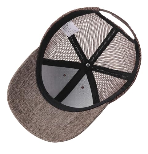 Image of TSSGBL M, L, XL, XXL Snapback Trucker Hats Baseball Caps Adjustable Blank Mesh Back Ball Caps for Men Women