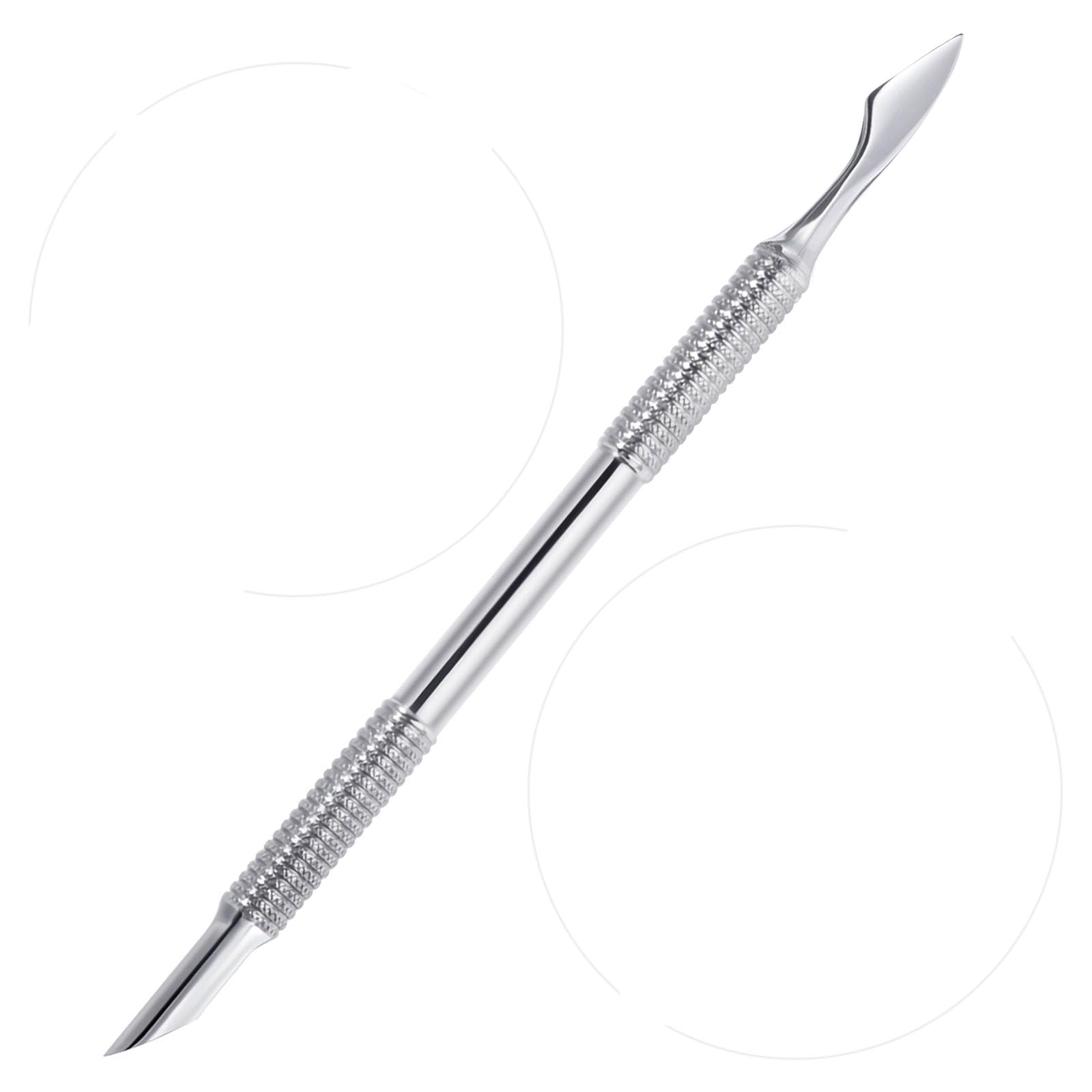 Professional Cuticle Pusher Stainless Steel DualEnded Nail Tool