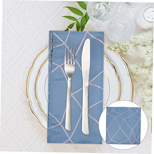 UPKOCH 2 Pçs Impresso Guardanapo De Pano Decoração De Mão Decoração De Mesa De Jantar Decoração De C