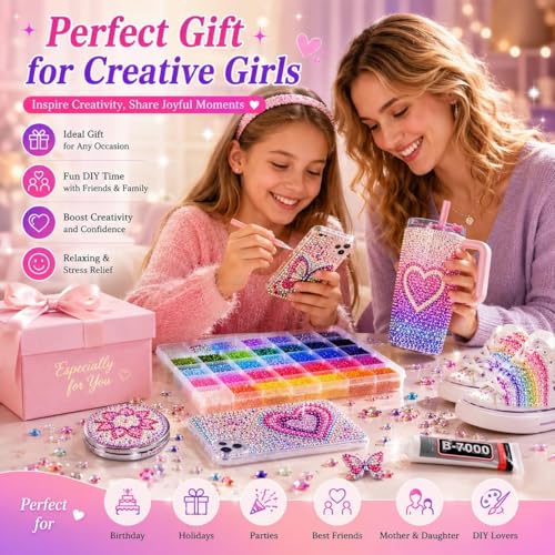 Image of 24000Pcs Jelly Rhinestones Bedazzling Kit, Multicolor 3mm Flatback Resin Bedazzler Gems with 3Pcs 10ml B7000 Jewelry Glue for Bedazzled Thing Diamond Art Book Crafting Nail Art
