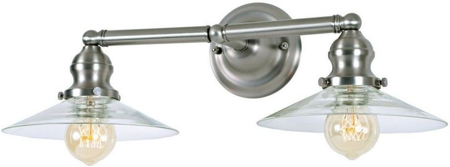 JVI Designs 1211-17 S1 Union Square 2 Light Ashbury Bathroom Wall Sconce