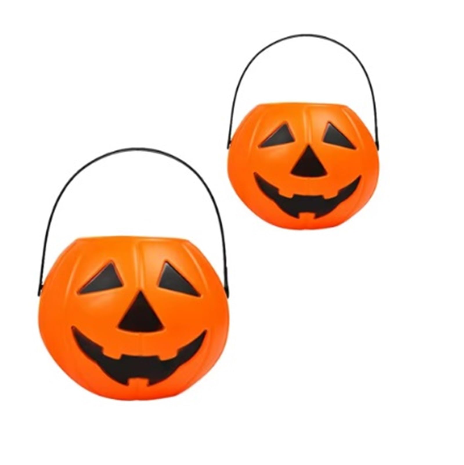2pcs Halloween Pumpkin Candy Bucket