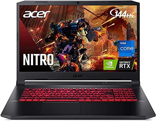 Acer Nitro 5 Gaming Laptop | 17.3' Fhd 144Hz Ips Display | Nvidia Geforce Rtx 3050Ti Laptop Gpu | Intel Core I7-11800H | Killer Wi-Fi 6 | 3 In 1 (32Gb Ram | 1Tb Pcie Ssd | 1Tb Hdd)