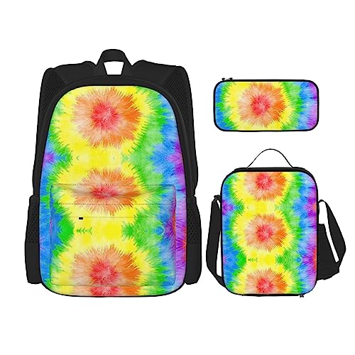 Sac à dos tie-dye 3 en 1 pour soulager le dos et ranger le repas