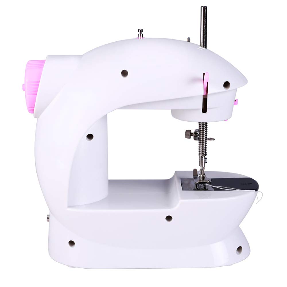 Miniaturowa Maszyna Do Szycia Typu Overlock, Podwójna Nić, Podwójna Prędkość, Przenośna I Lekka, Obsługa Pedałem Nożnym, Odpowiednia Do Szycia W Domu (Purple)
