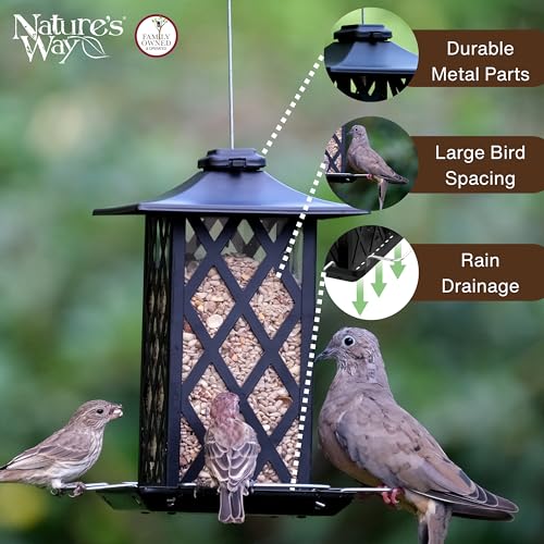 Nature'S Way GAZ-I2 Outdoor Garden Décor Hanging Wild Bird Seed Feeder thumb #2